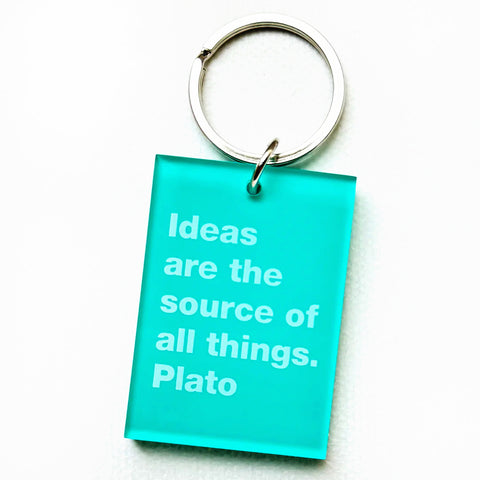 Ideas - Plato Key Ring