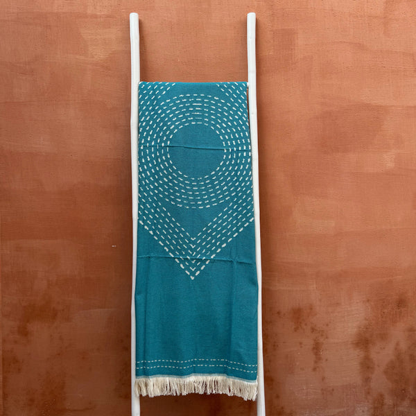 Evil Eye cotton woven pareo towel