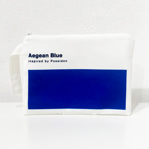 Aegean Blue clutch bag