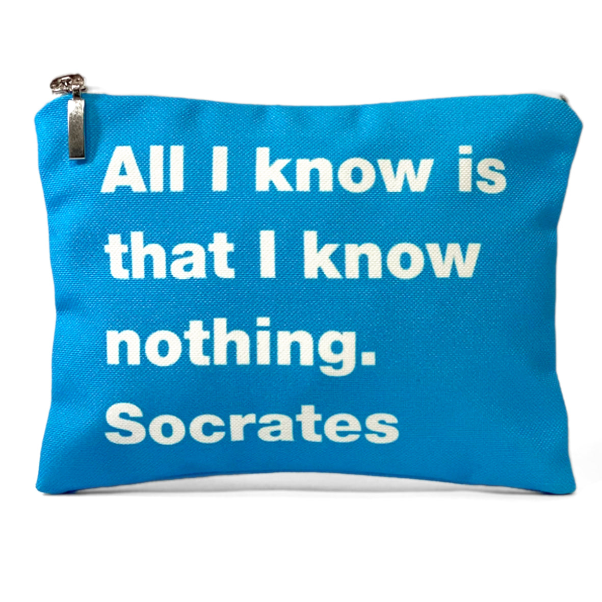 All I know. Socrates Thiki bag