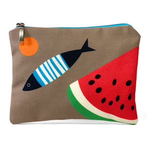 Beige Fish Watermelon Thiki bag
