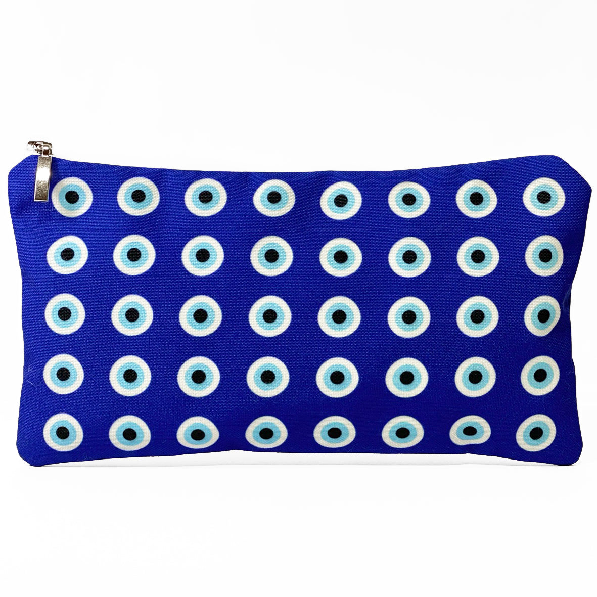 Blue Evil Eye pattern bag
