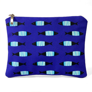 Blue Fish pattern Thiki  bag