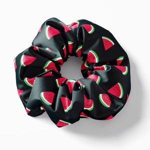 Black Watermelon scrunchie