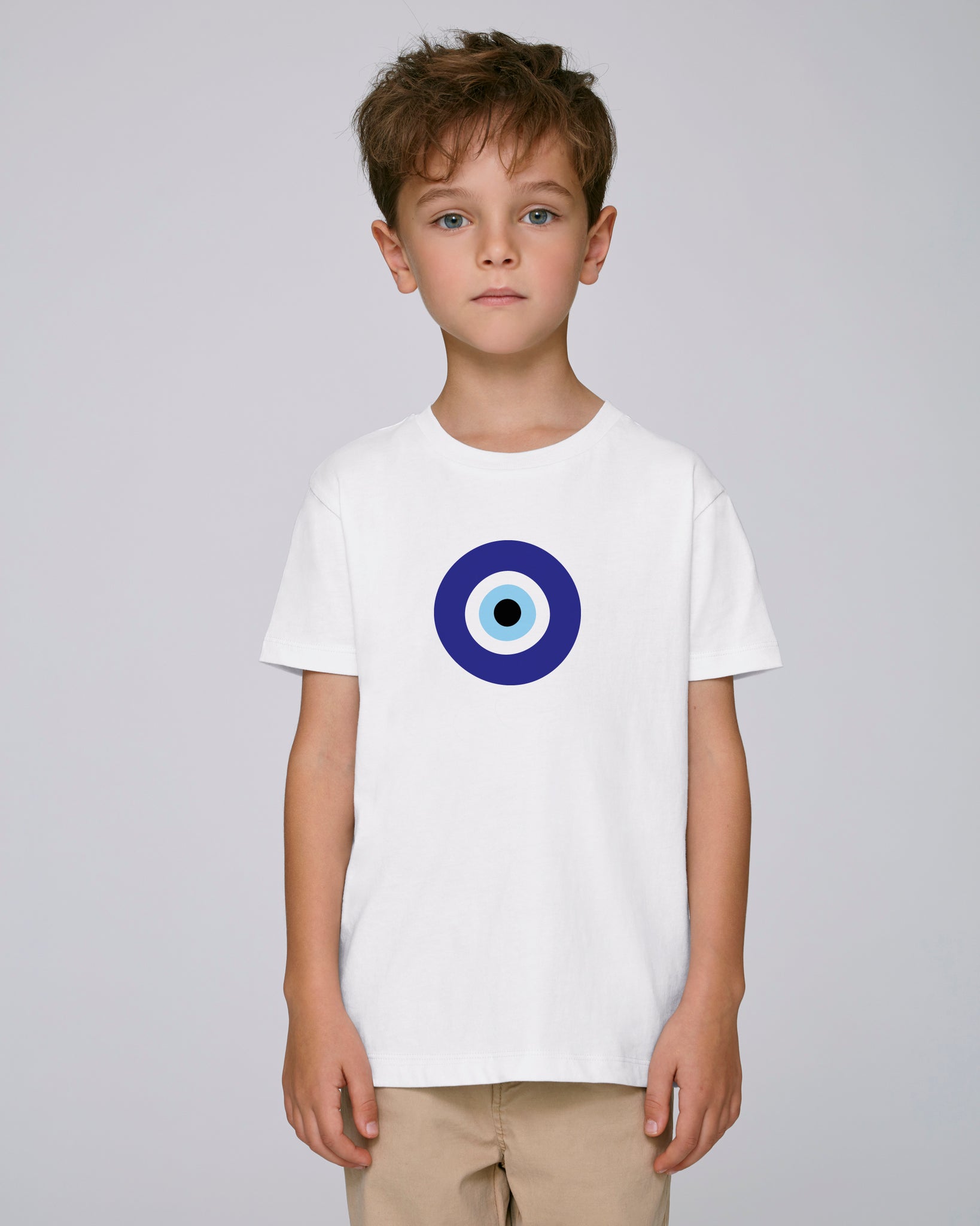 T-Shirt Œil Grec (Evil Eye) Avec Cils | Symbole De Protection | Pour Homme, Femme, Enfant | Style Mystique Et Drôle - 2