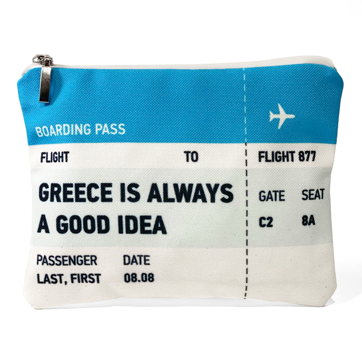 Greece is always a good idea ticket Thiki bag