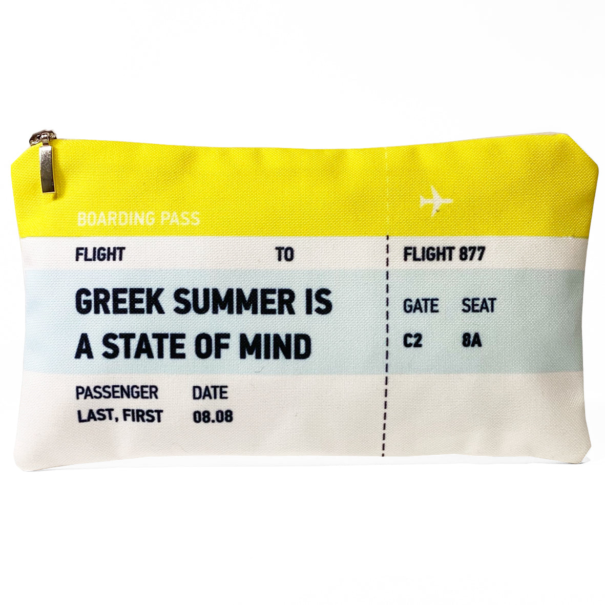 Greek Summer is a state of mind ticket bag