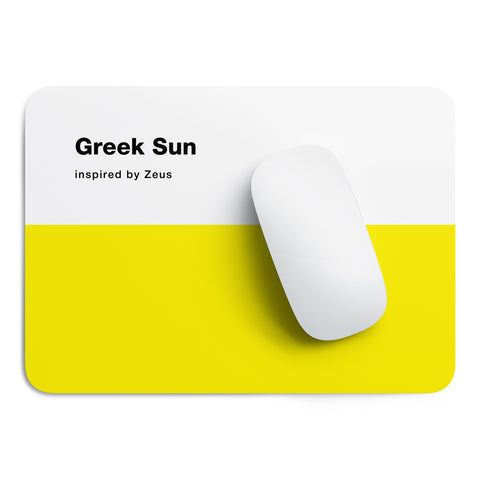 Greek Sun mouse pad