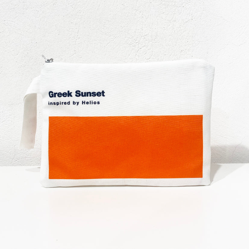 Greek Sunset clutch bag