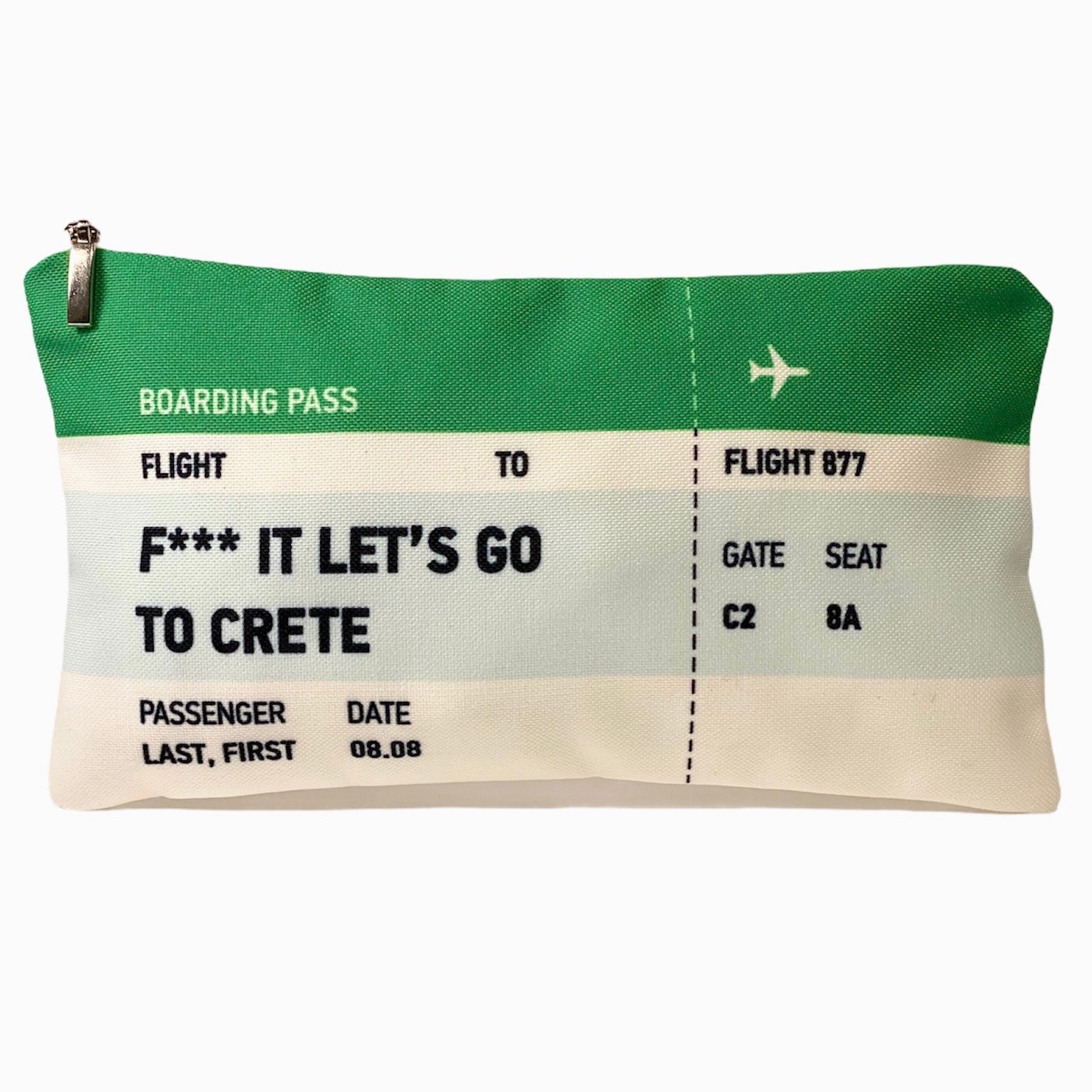 Lets go to Crete ticket bag