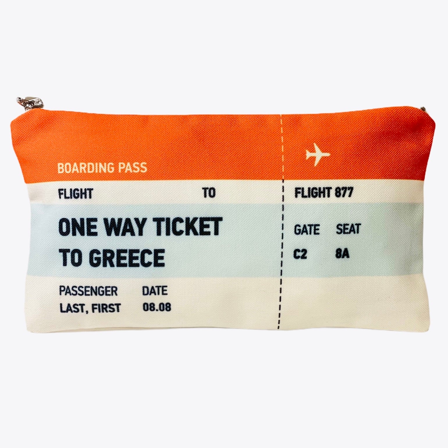 One way ticket to Greece bag
