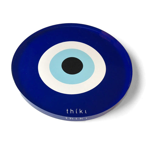Blue Evil Eye Coaster
