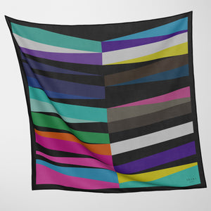 Sunset stripes scarf