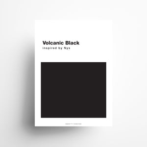Volcanic Black poster