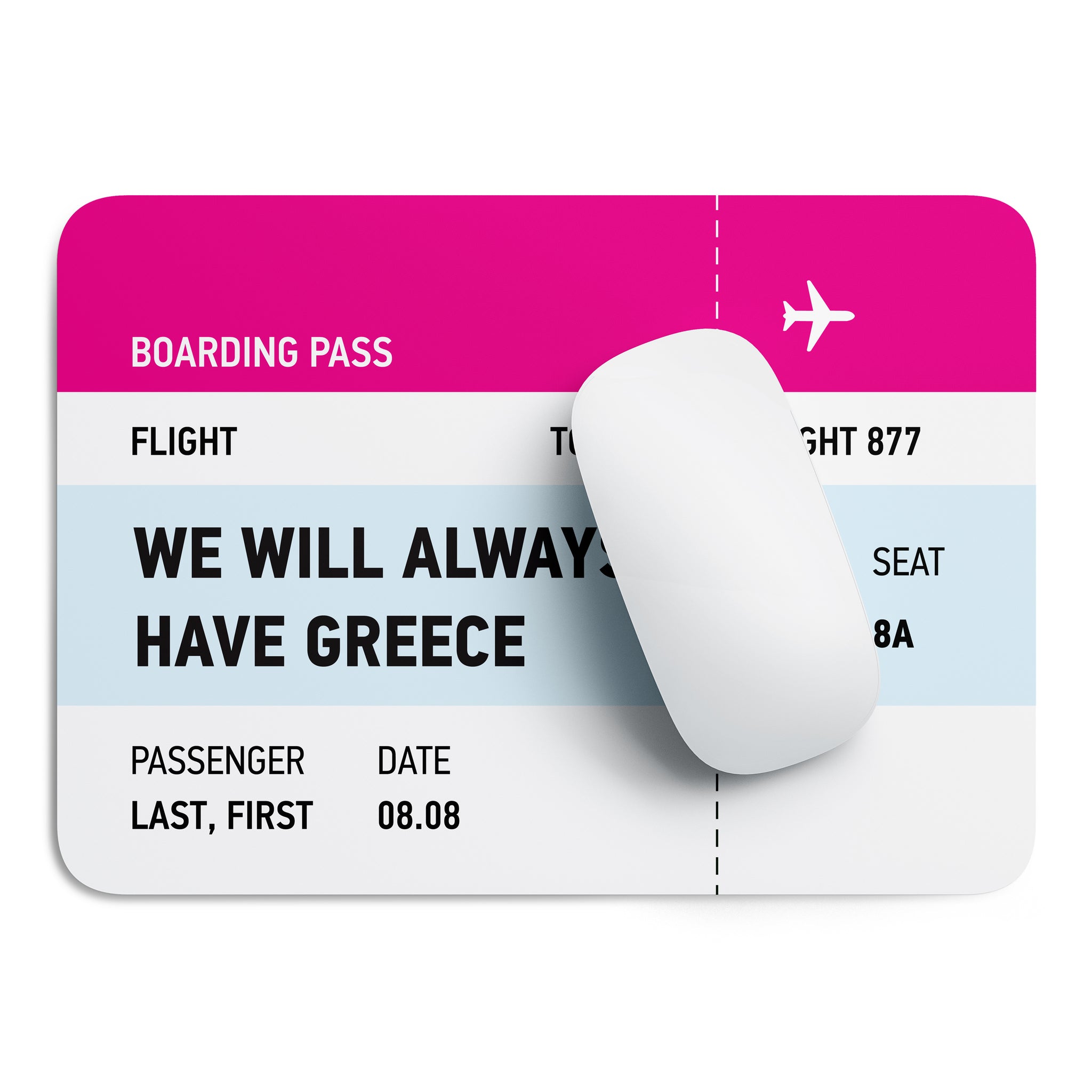 We will always have Greece mouse pad